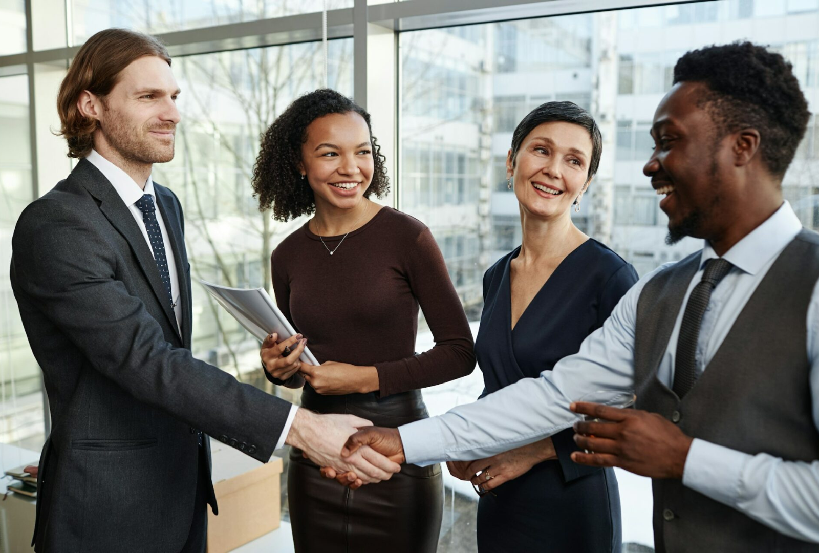 Global Outsource professionals working together to support international clients